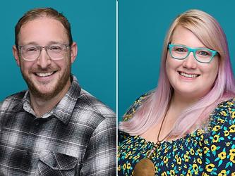 Huw Williams and Gemma Baldwin